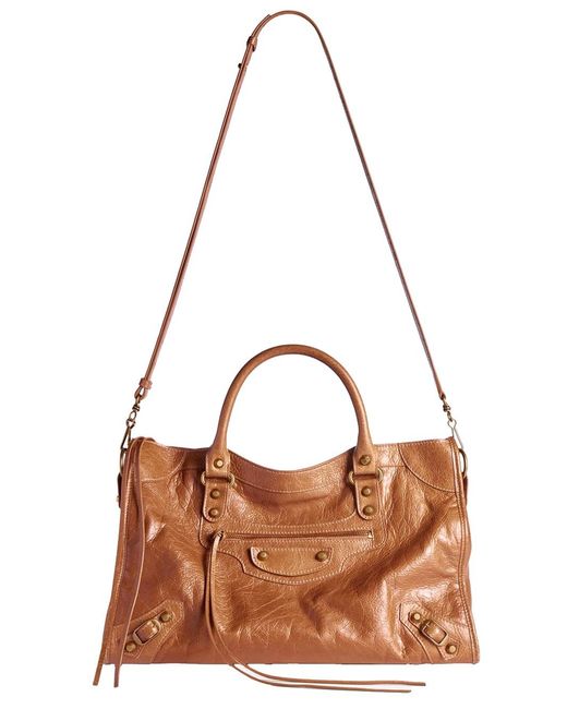 Balenciaga Brown Le City Medium Bag