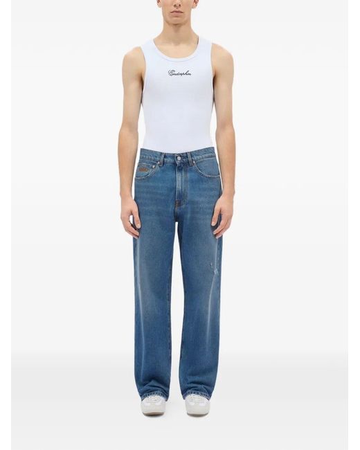 MSGM Blue Jeans for men