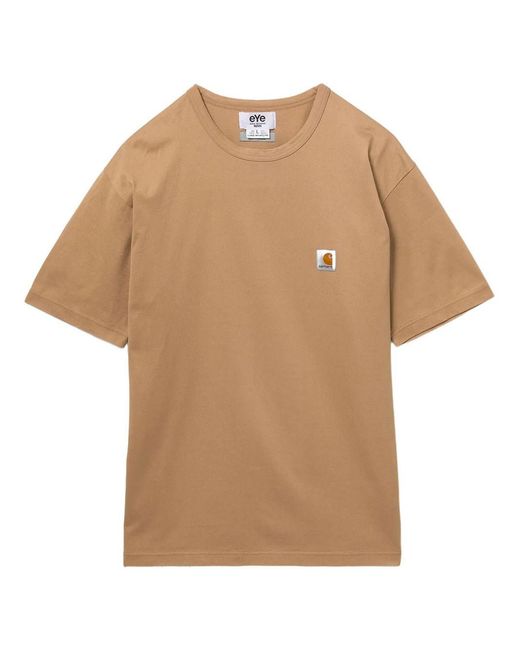 JUNYA WATANABE COMME DG Natural X Carhartt: T-Shirt With Logo Application for men