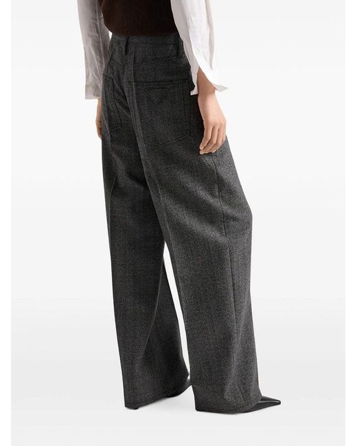 Prada Gray Pantaloni