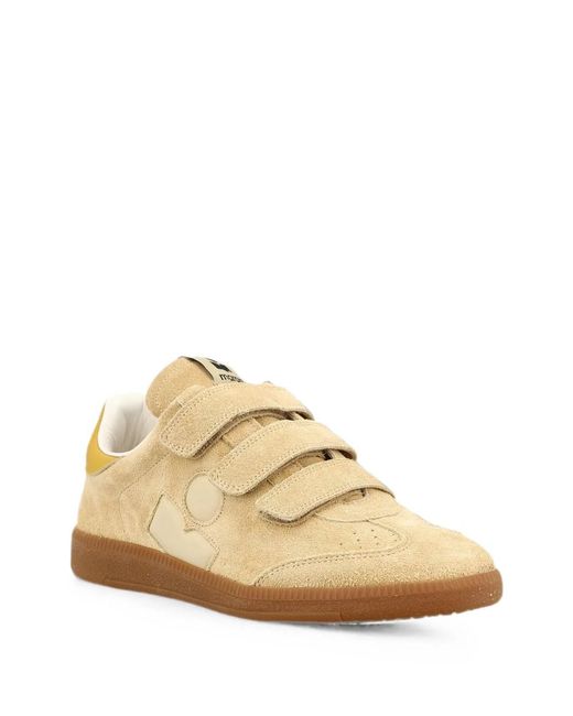 Isabel Marant Natural Round Toe Sneakers