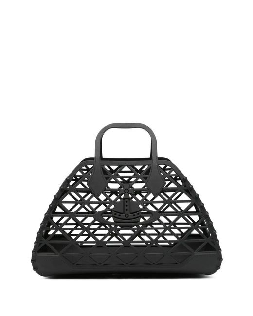 Vivienne Westwood Black Top-Handle Tote