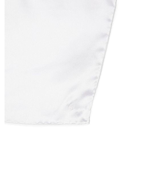 Saint Laurent White Pocket Clutch Accessories for men