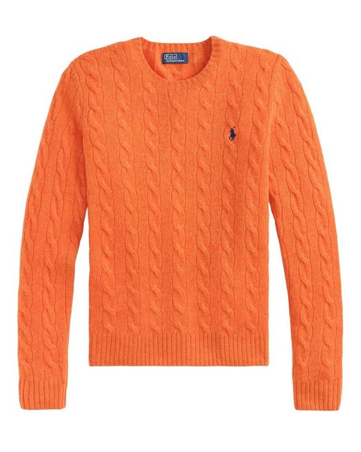 Polo Ralph Lauren Orange Crewneck Sweater