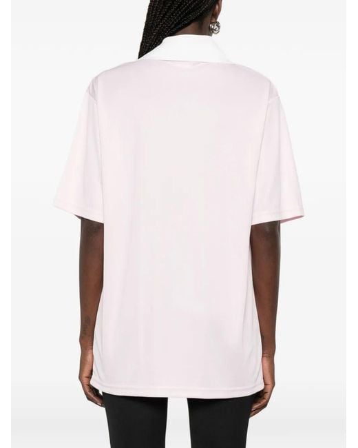 Courreges Pink Regular-Fit Polo