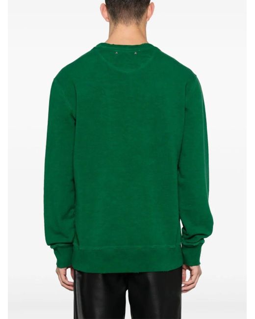Golden Goose Deluxe Brand Green Crewneck Sweatshirt for men