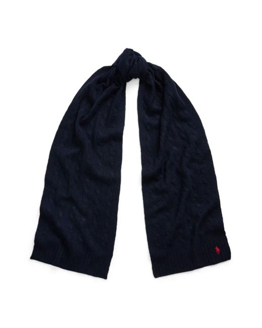 Polo Ralph Lauren Blue Polo Pony Scarf