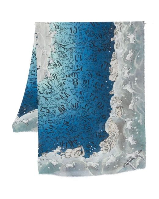 Faliero Sarti Blue Sweet Dreams Scarf