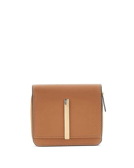 Tod's White Business Card Holder In Leather