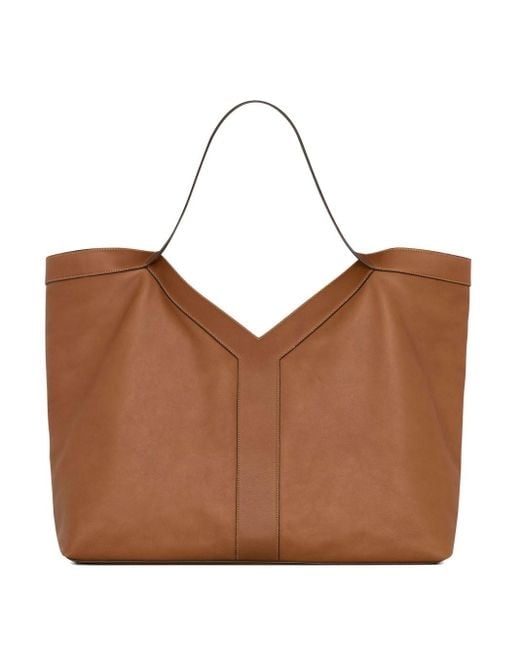 Saint Laurent Brown Y Large Tote for men