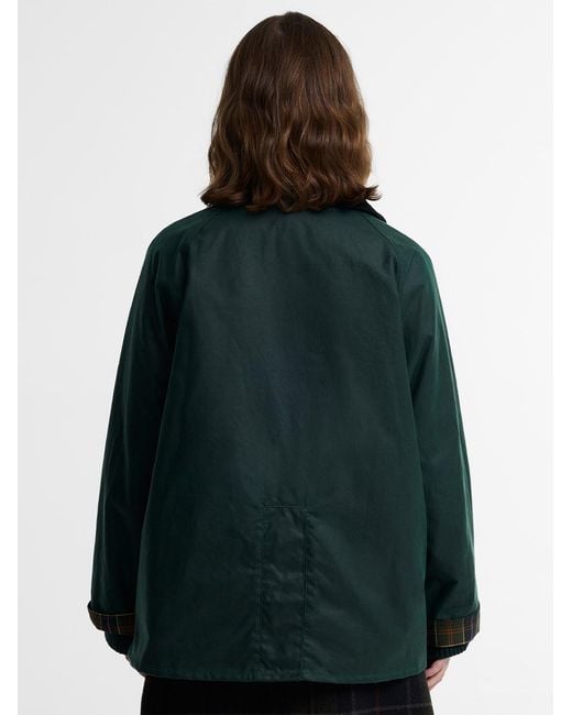 Barbour Green Paul Smith Loves : Long Waxed Spey Jacket