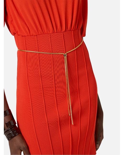 Elisabetta Franchi Red Mini Dress