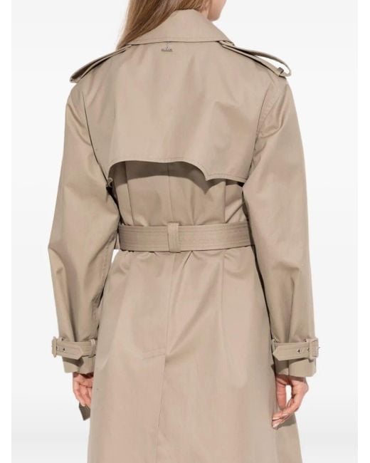 McQueen Natural Belted Trench Coat