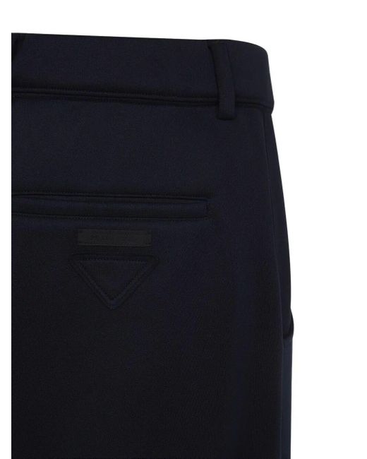 Prada Blue Trousers for men