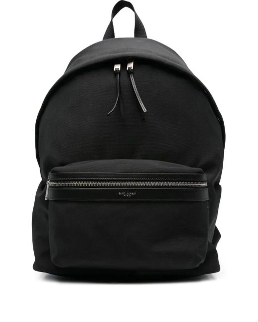 Saint Laurent Black Zip-Fastening Backpack for men