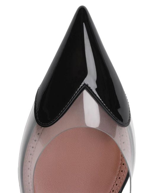 Alaïa Black "Le Coeur" Slingback Flats