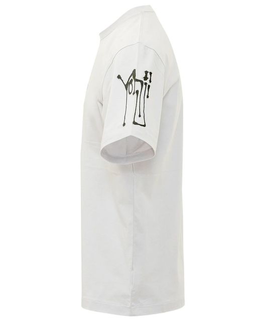 Y-3 White T-Shirt Tokyo Paris Trip for men