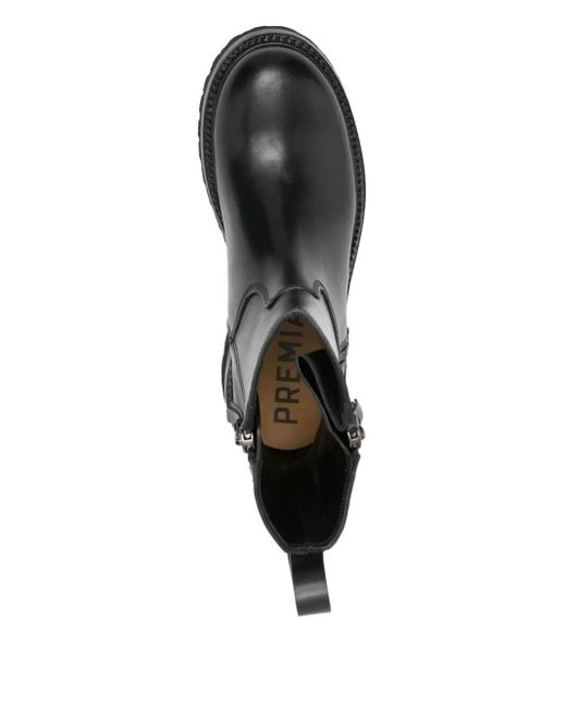 Premiata Black Leather Boots for men