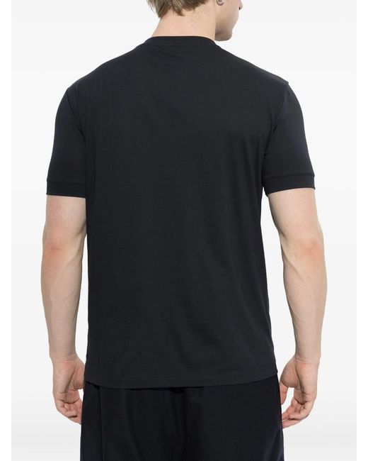 Giorgio Armani Black T-Shirt Logo for men