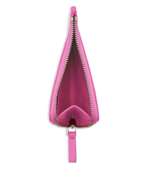 Marc Jacobs Pink The Top Zip Charm Wallet Accessories