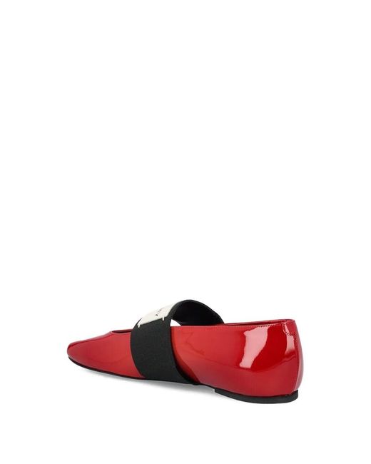 Ballerine Con Logo di Givenchy in Red