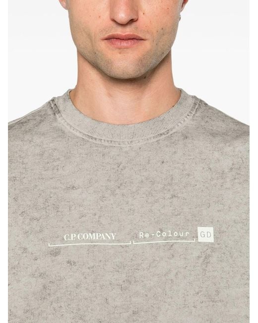 C P Company Gray Sweatshirts/Crew Neck for men