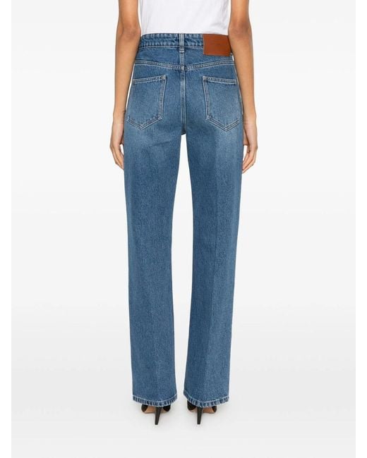 Victoria Beckham Blue Julia Regular Fit Jeans