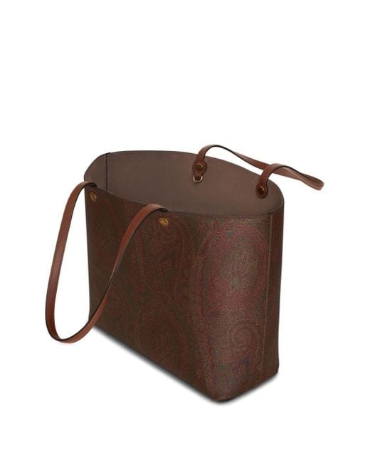 Etro Brown Large Essential Tote Bag