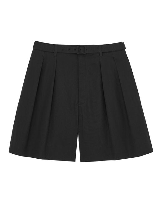 Saint Laurent Black Bermuda Fit for men