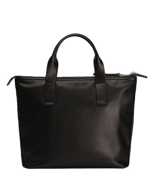 Dolce & Gabbana Black Leather Mini Handbag For for men