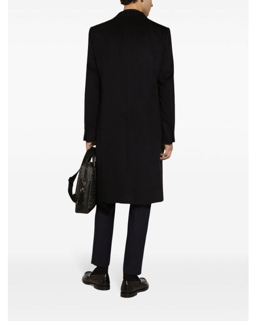 Dolce & Gabbana Blue Tailored Wool Trousers With Pressed Crease for men