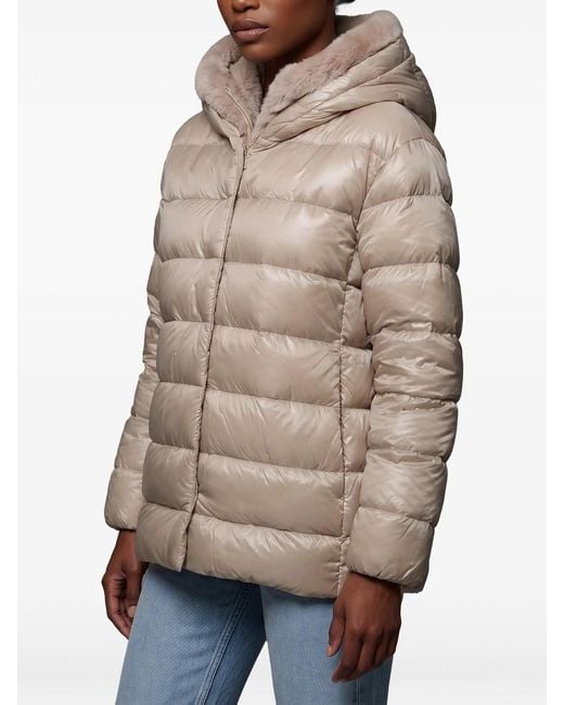Herno Natural Padded Jacket With Zip