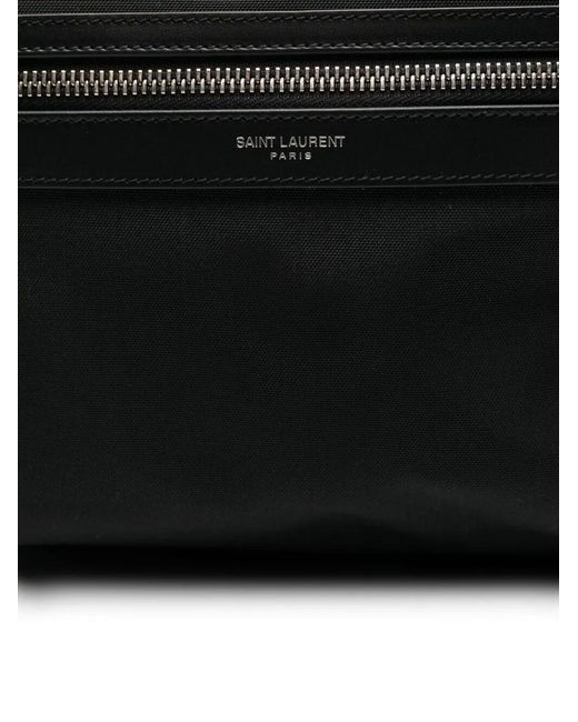 Saint Laurent Black City Canvas Backpack for men
