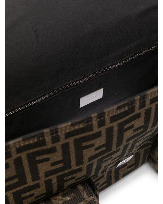 Borsa A Spalla Maxi di Fendi in Black da Uomo