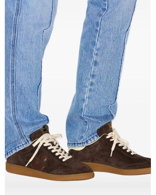 Isabel Marant Brown Bryce Low-top Suede Sneakers