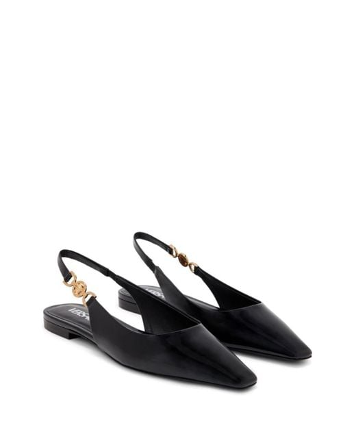 Versace Black Low Slingbacks Shoes