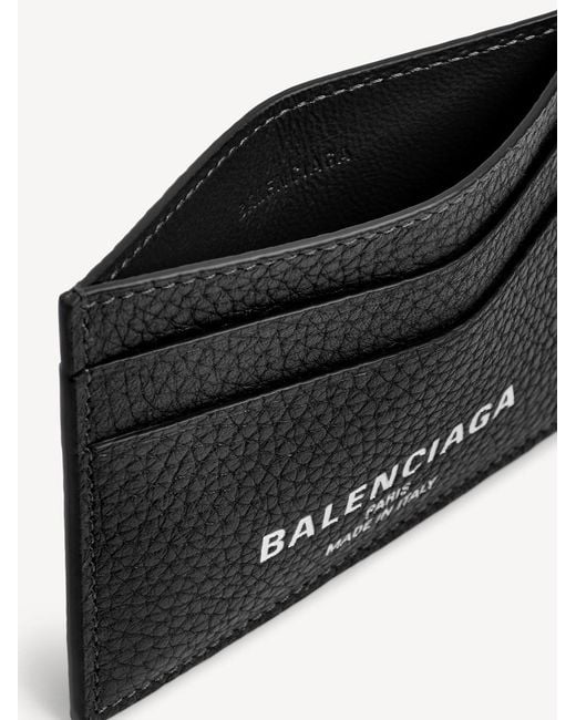 Balenciaga Black Cc Holder for men