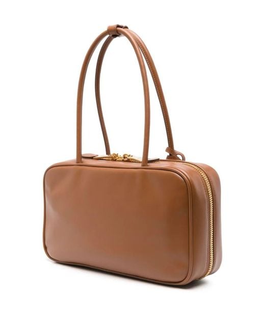 Miu Miu Brown Beau Medium Leather Bag