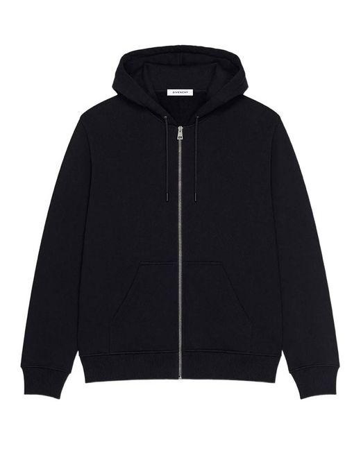 Givenchy Blue Zipped Hoodie for men