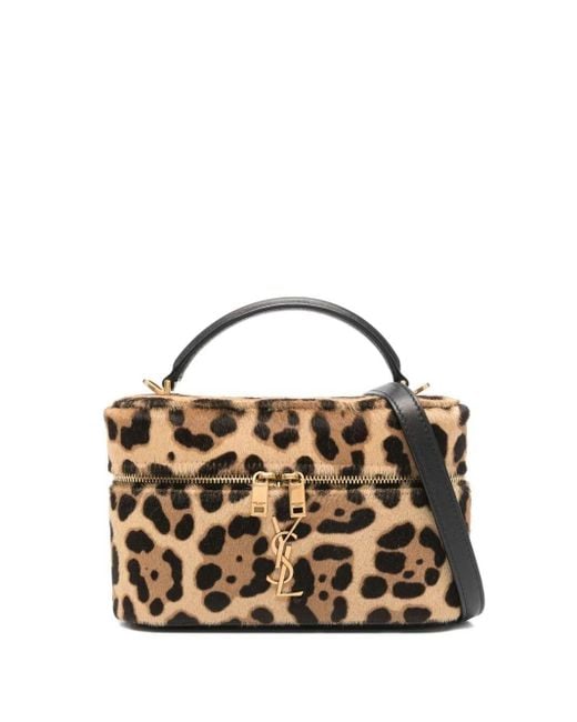 Saint Laurent Metallic Borsa Vanity Gaby