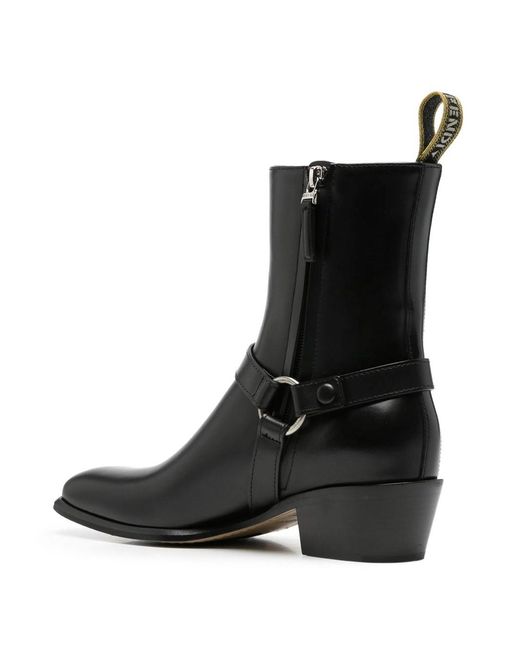 Fendi Black Double O Boots