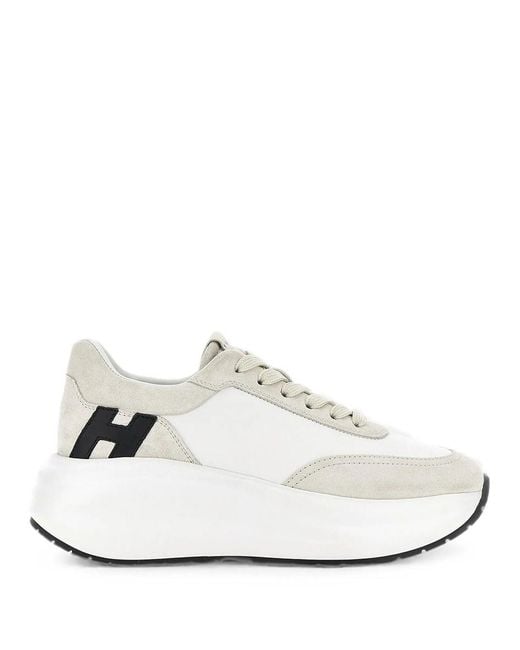 Hogan White Maxi I Active Sneakers