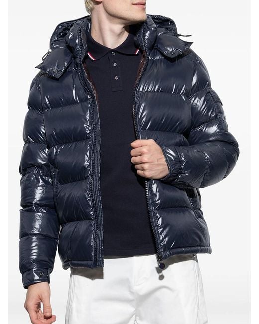 Moncler Blue Maya Down Jacket for men