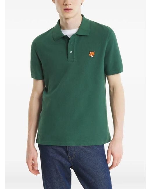 Maison Kitsuné Green Mini Graphic Tee For for men