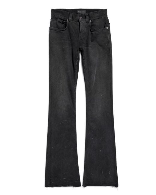 Balenciaga Black Slim Fit Bootcut Jeans