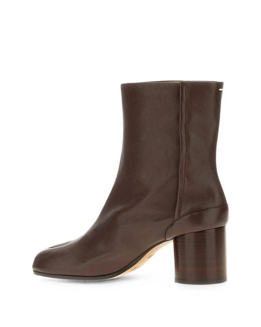 Maison Margiela Brown Leather Tabi Boots