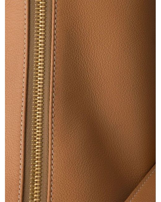 Prada Brown Large Leather Shoulder Bag