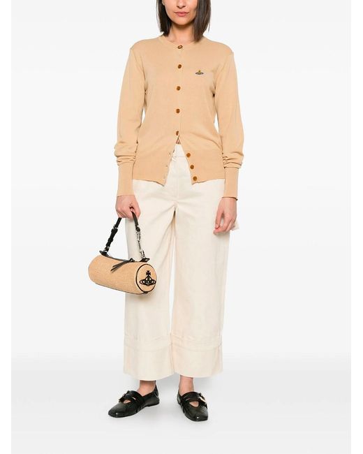Vivienne Westwood Natural Bea Cotton Cardigan