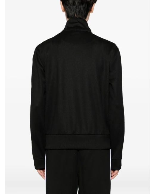Lacoste Black Paris Piqué Zip-Up Track Jacket for men