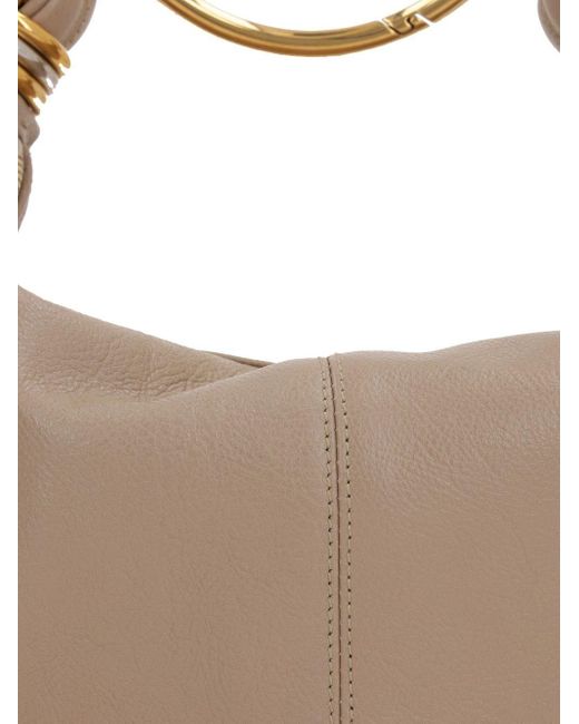 Chloé Metallic Bracelet Small Leather Hobo Bag